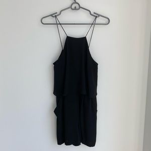 Express Black Flowy Romper
